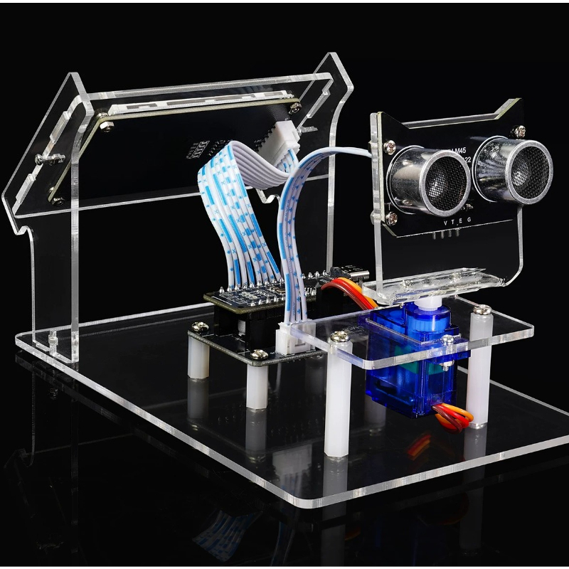 Diy Analog Electronics - Analoger Ultraschall-Radarscanner-Bausatz für Studenten und Maker