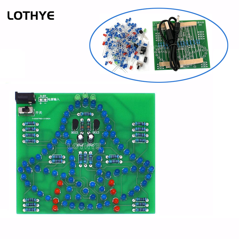 Diy Analog Electronics - DC 3-5V LED Licht Schaukel Windspiel
