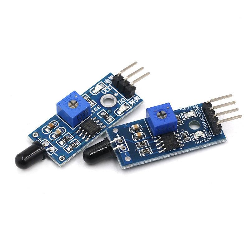 Useful Diy Electronics Projects - 3-4-Draht-IR-Flammenerkennungssensor-Modul Smartsense Ideales Geschenk für Elektronik-Hobbyisten