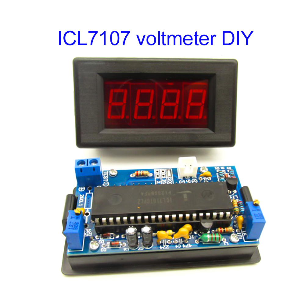 Diy Analog Electronics - ICL7107 Voltmeter DIY-Kit Teile DC 5V