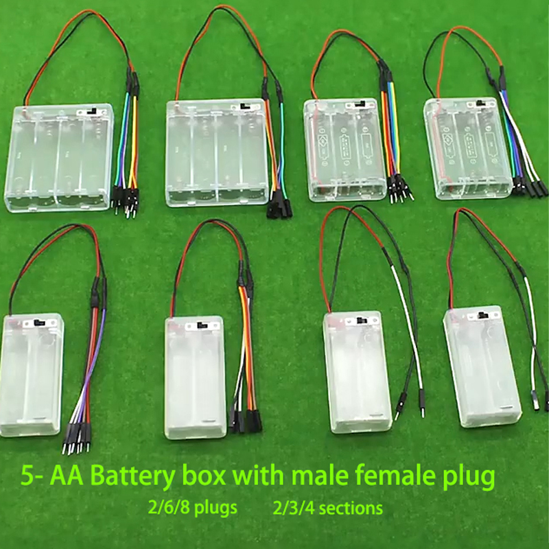 Diy Electronics Holder - DIY Circuit Power Diverse Drähte Batteriehalter