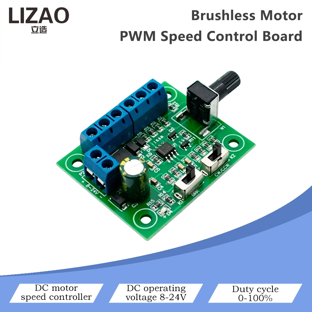 Diy Motorcycle Electronics - LIZAO Bürstenloser Motor PWM-Drehzahlregler DC 8-24V