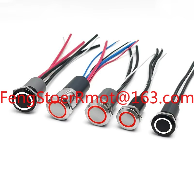 Diy Marine Electronics - 12V/24V 20A Rücksetzbarer Ring-LED Elektronischer Drucktastenschalter