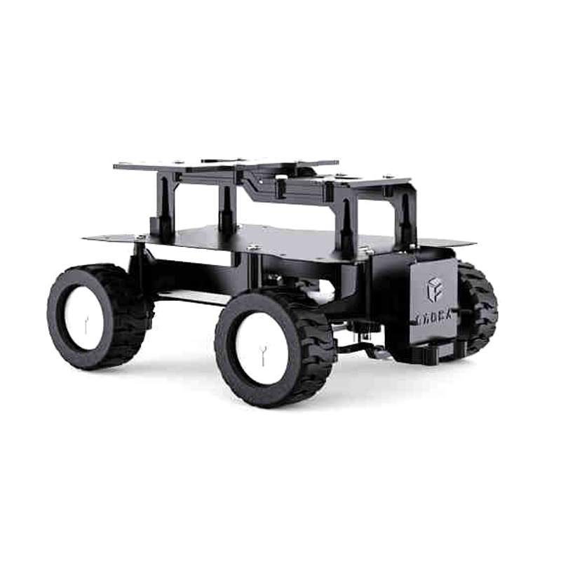 Diy Kit Elektronik - Acryl 4WD Roboter Auto Motor Ackerman