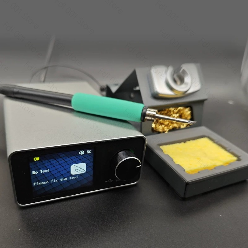 Soldering Iron Kit - 240-W-Lötstation-Set mit SDC02-Halter, T245-T210-Lötspitzen und C245-C210-Griffen