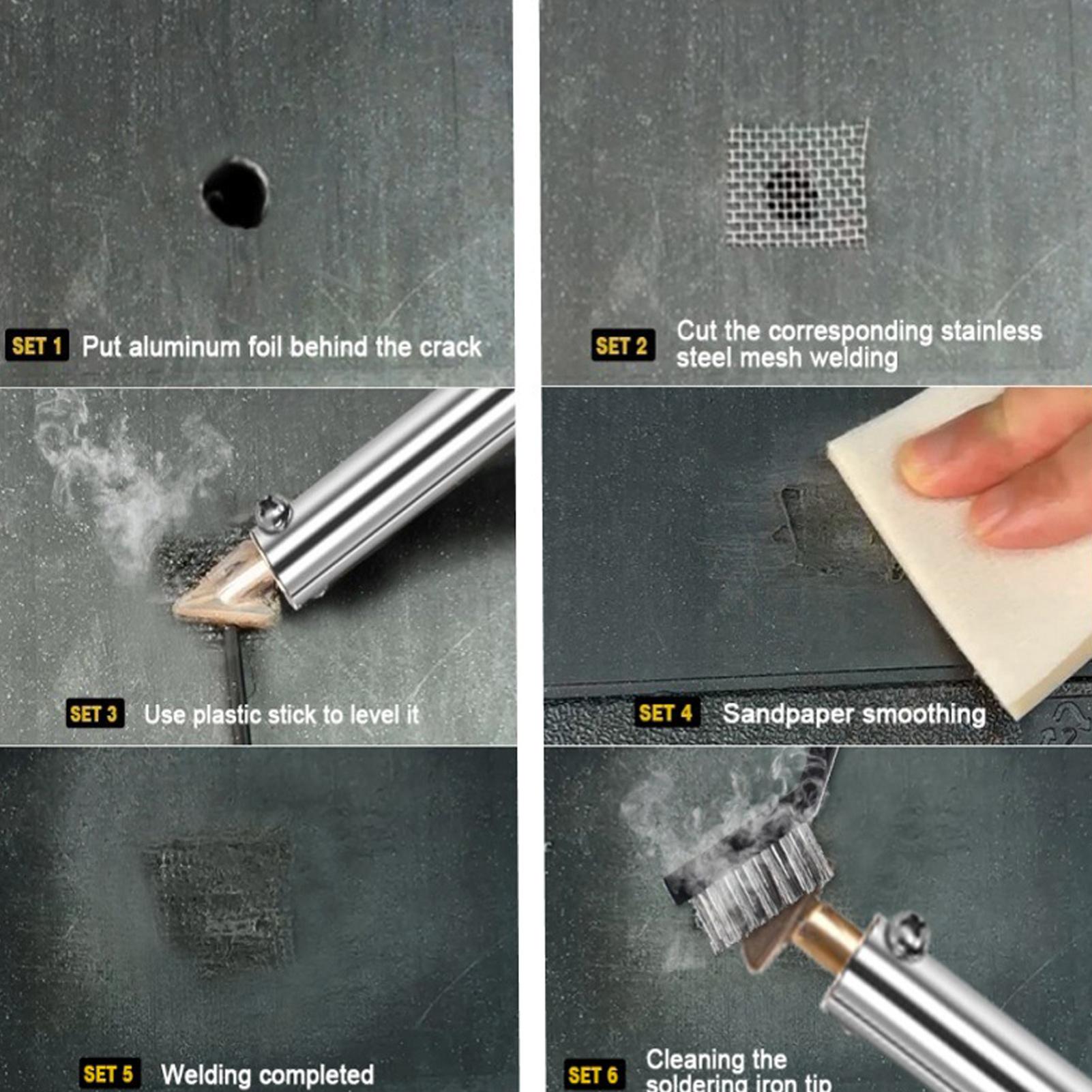 Soldering Iron Kit - Lötkolben Präzise Temperaturregelung Eisen Professionelles Stoßstangenreparaturset