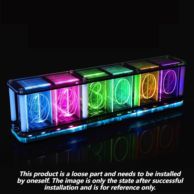 Diy Electronics Table - Glow-Tube-Uhr-Bausatz DIY Elektronische Digitaluhren Lose Teile