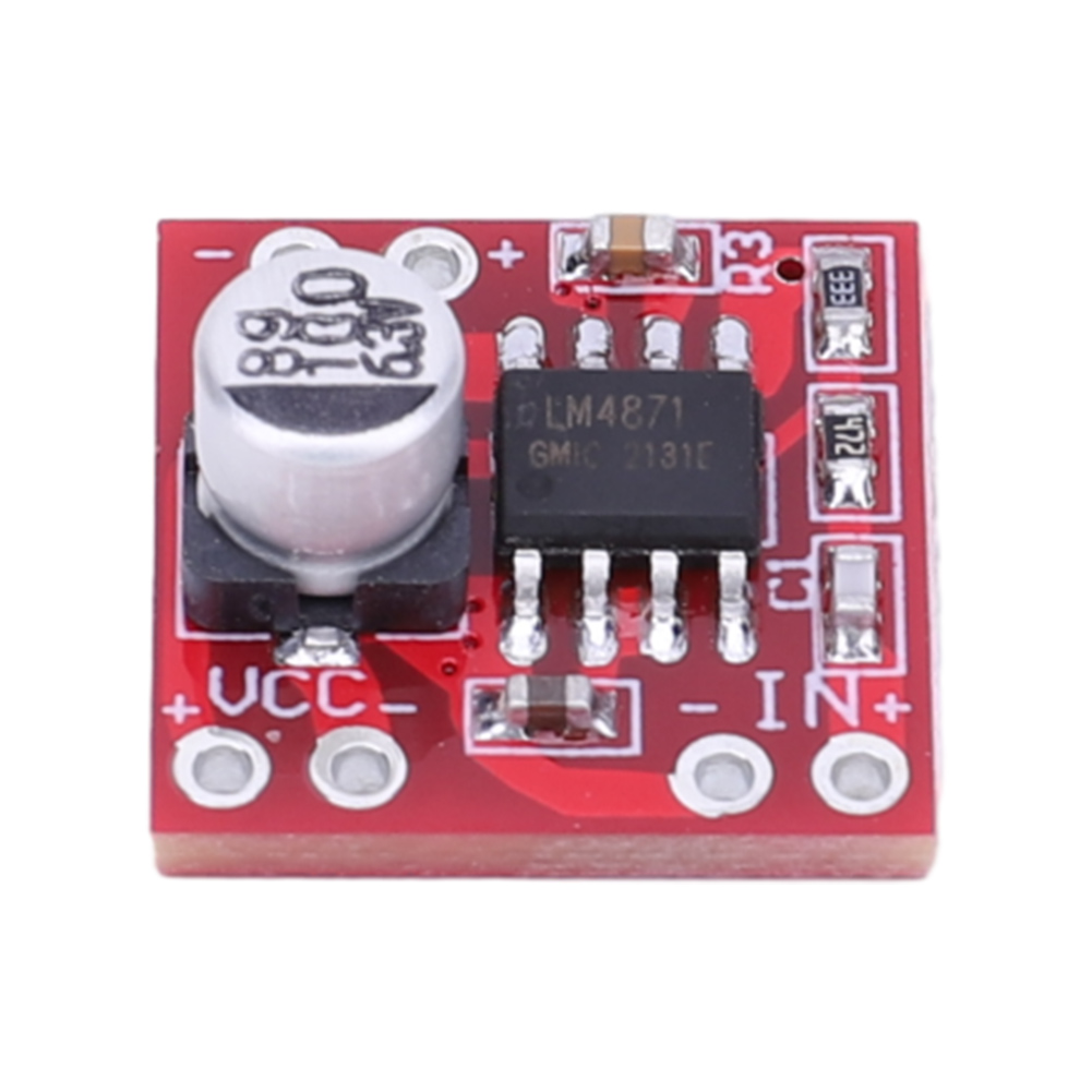 Diy Electronics Gadget - LM4871 Einkanal-Verstärkerplatine 3W Sprachverstärkermodul DC 3V-5V