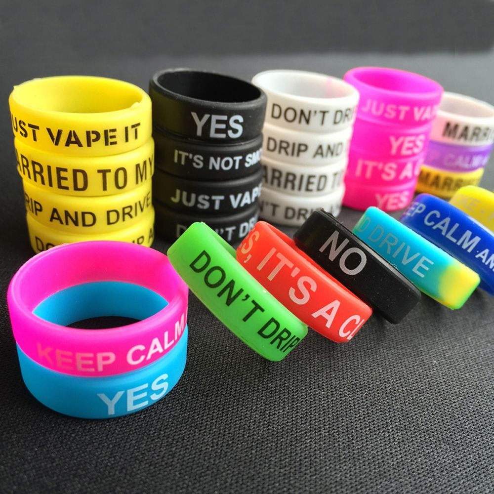 Diy Vape Electronics - Hot Vapor Vape Mod Gummi-Silikon-Anti-Rutsch-Ringband für