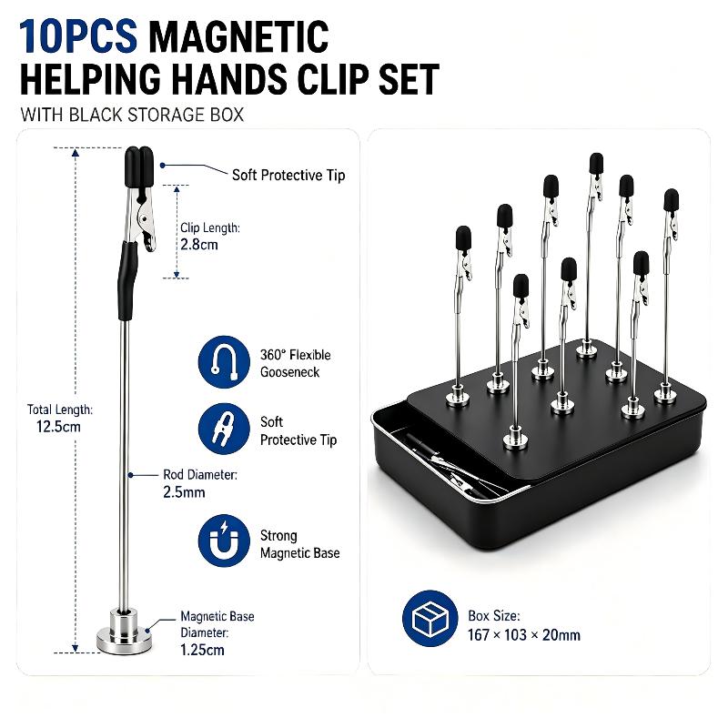 10 Stück magnetische Löthilfen – Diy Electronics Holder Bewertung und Preis