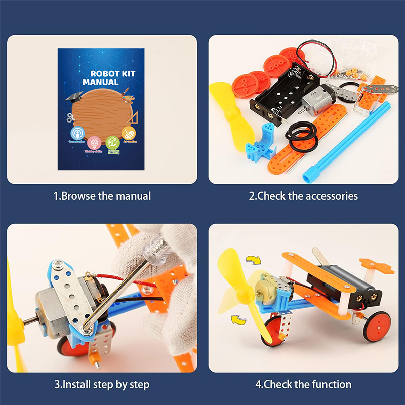 6-teiliges Robotik-Set Wissens – Diy Electronics For Kids Bewertung und Preis