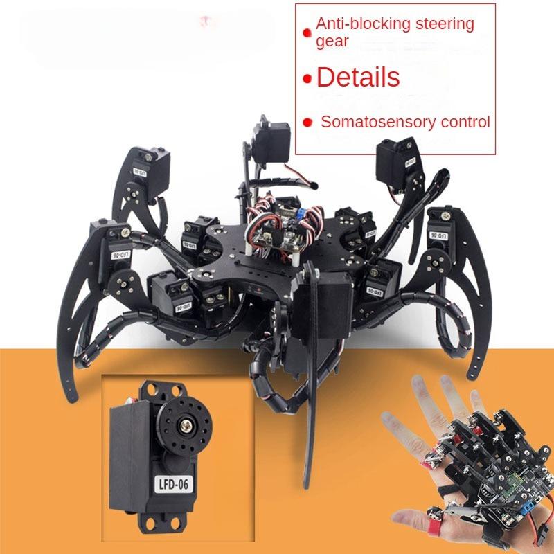 18 DOF Aluminium Hexapod Spide – Diy Kit Elektronik Bewertung und Preis