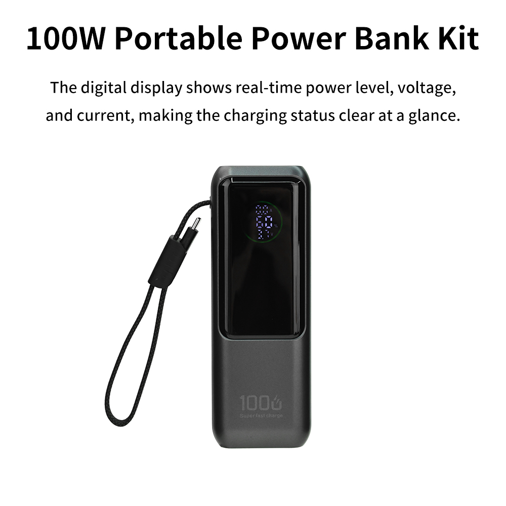 PD 100W Schnelllade-Powerbank- – Diy Electronics Gadget Bewertung und Preis