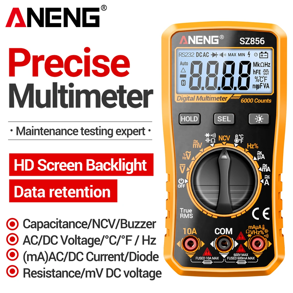 ANENG SZ856 intelligentes Mult – Diy Electronics Table Bewertung und Preis