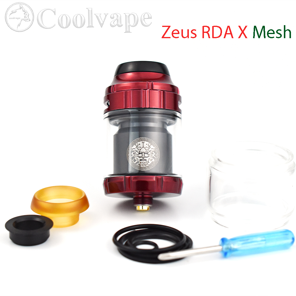 Zeus RTA Atomizer 25mm mit Mes – Diy Vape Electronics Bewertung und Preis