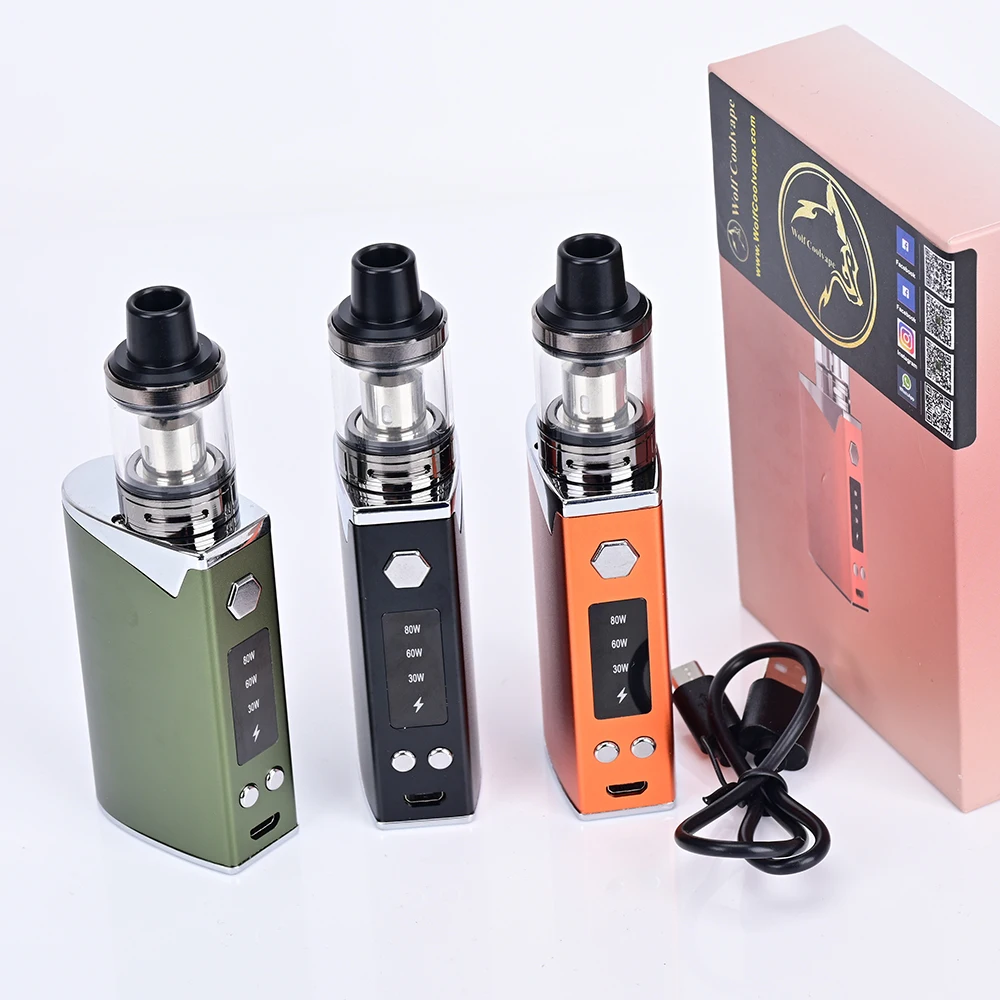 Wolfcoolvape 80W E-Zigaretten  – Diy Vape Electronics Bewertung und Preis