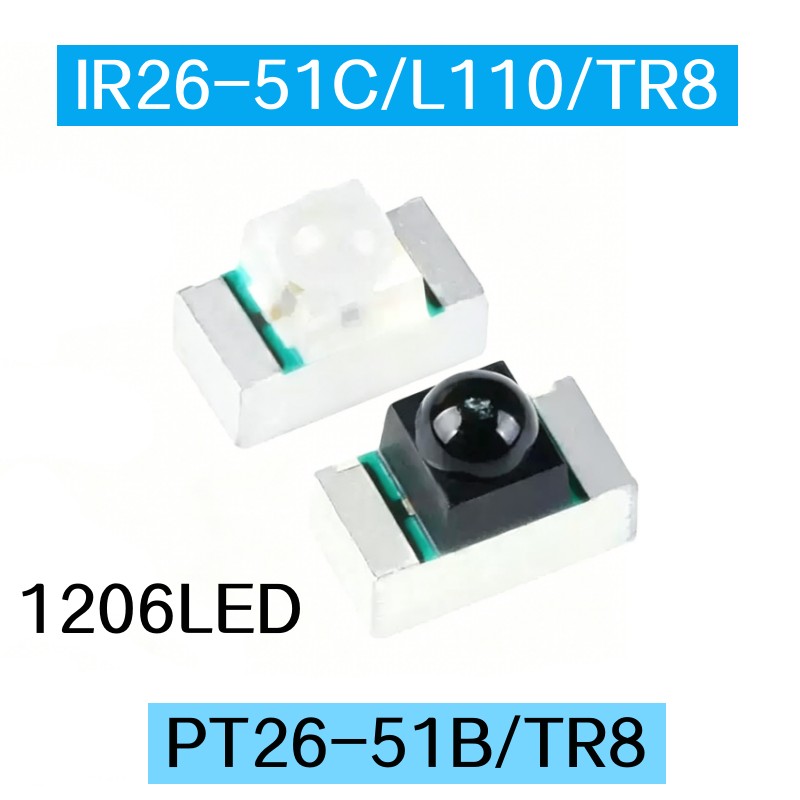 50 Stück PT26-51B/TR8 IR26-51C – Ir Infrared Receiver Bewertung und Preis