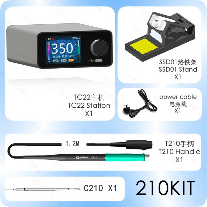 240-W-Lötstation-Set mit SDC02 – Soldering Iron Kit Bewertung und Preis