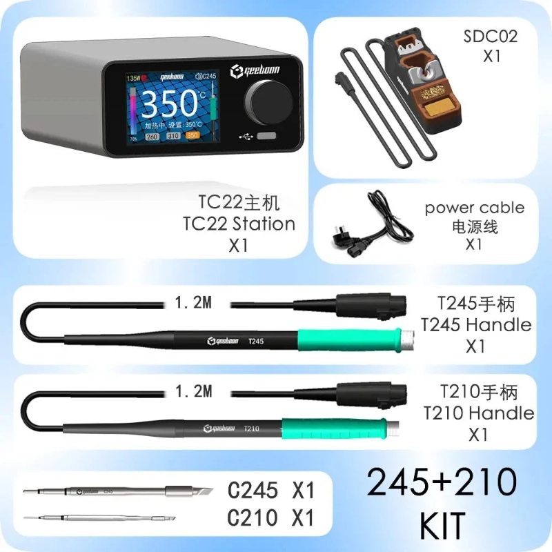 GEEBOON TC22 240W Lötstation-S – Soldering Iron Kit Bewertung und Preis