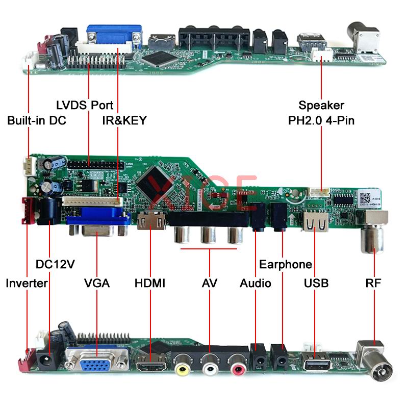 LCD Treiber Controller Board F – Diy Analog Electronics Bewertung und Preis