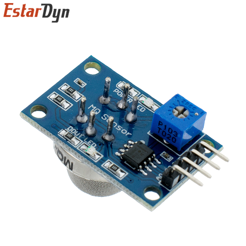 MQ-2 MQ-3 MQ-7 MQ-135 Sensor-M – Diy Analog Electronics Bewertung und Preis
